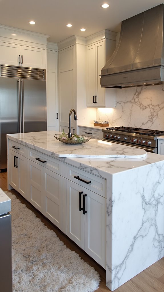 luxurious elegant marble surfaces