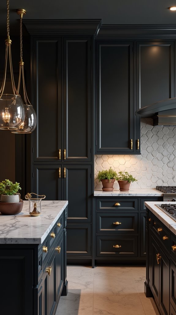 luxurious gray and gold