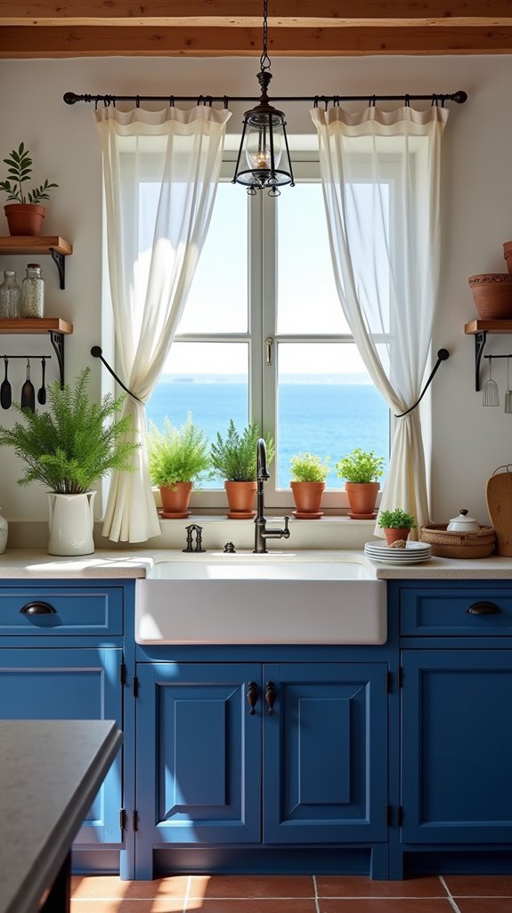 mediterranean deep blue elegance