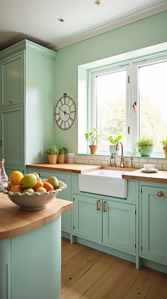 mint kitchen accessory ideas