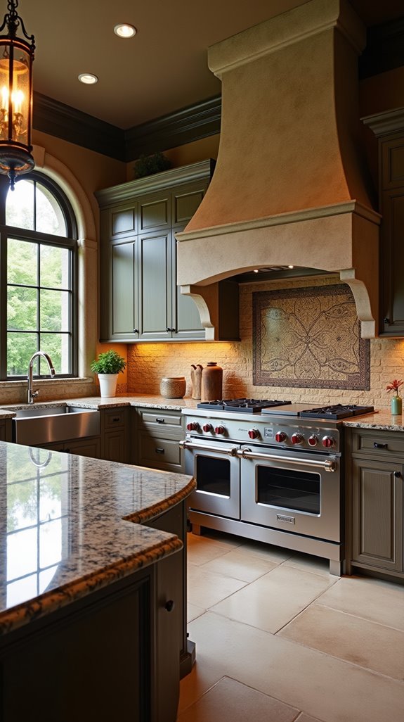 mixed material kitchen designs
