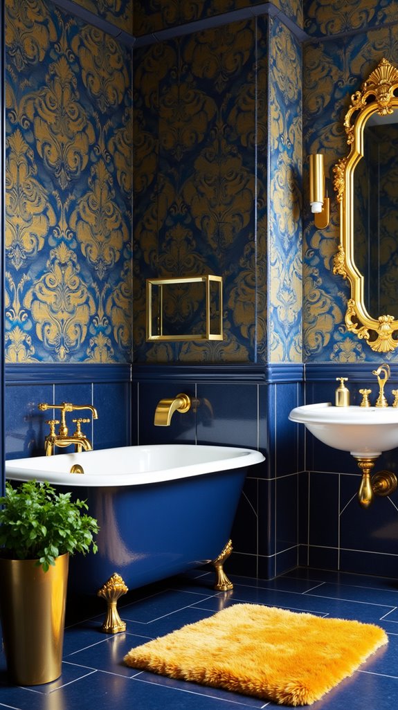 mixing bold and delicate patterns