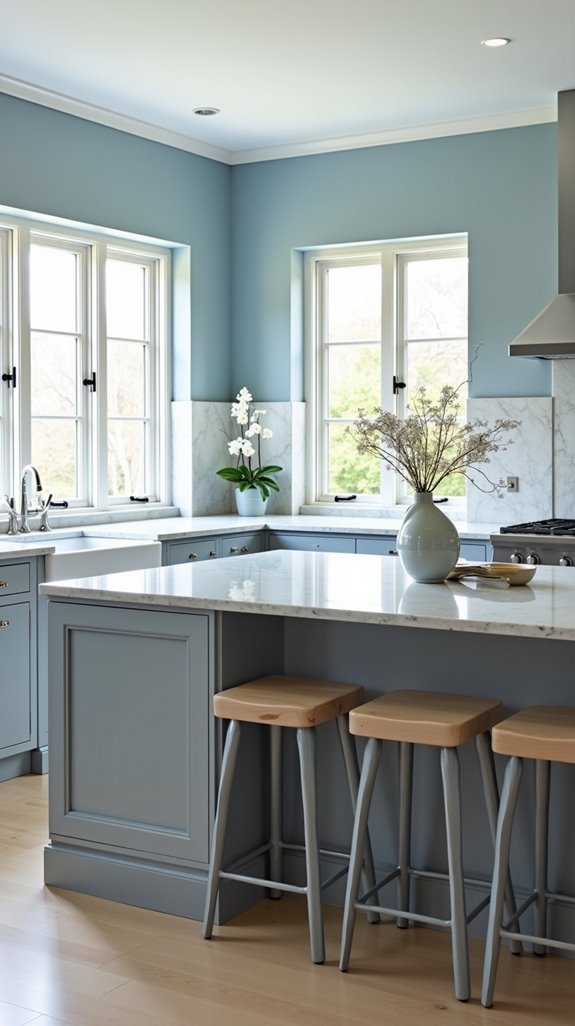 modern kitchen color palette