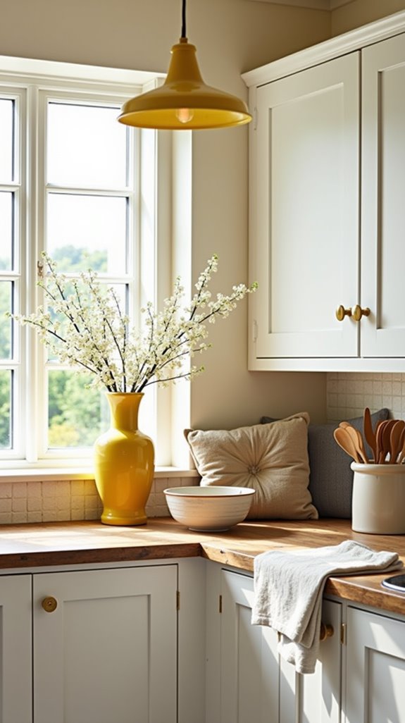 mustard and neutral harmony