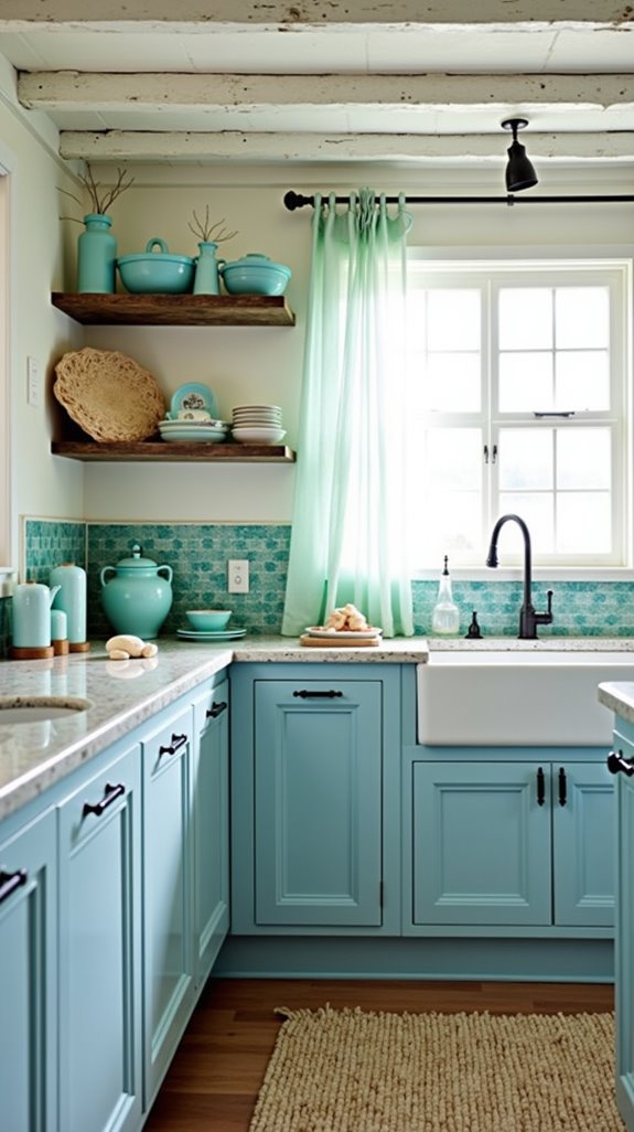 ocean inspired kitchen decor ideas