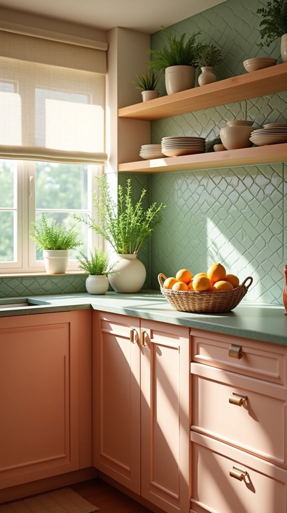 peach and sage harmony