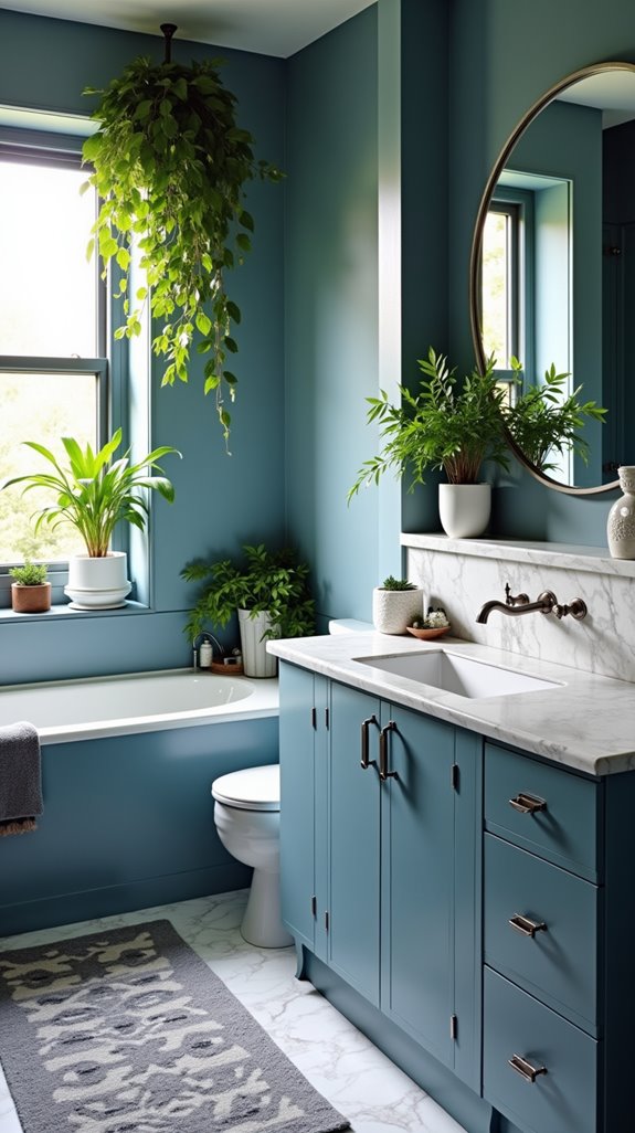 revitalizing greenery for bathrooms