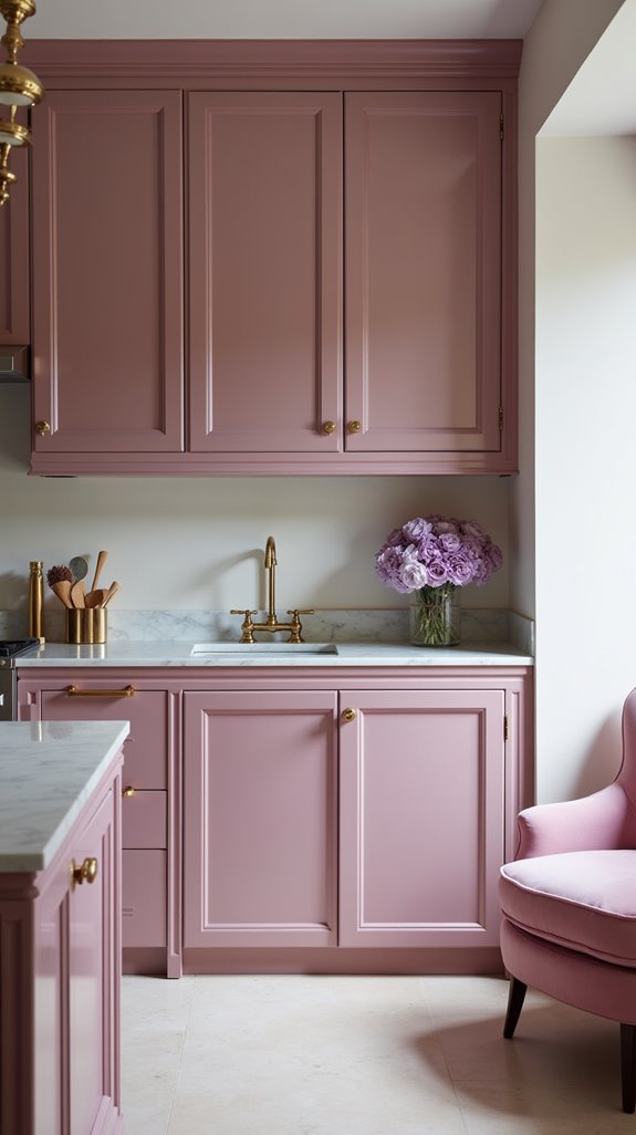 romantic mauve kitchen inspiration