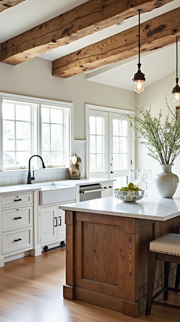 rustic charm sustainable kitchen
