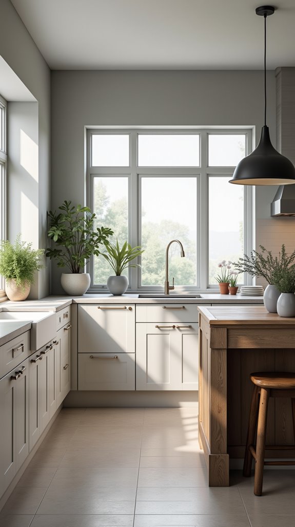 serene coastal kitchen retreat