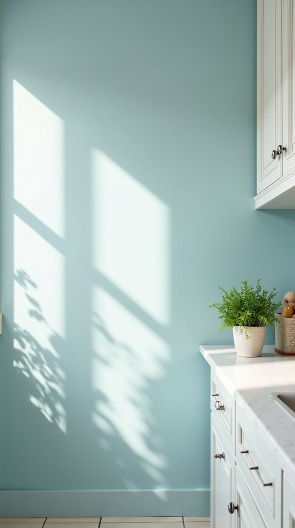 serene kitchen color choice