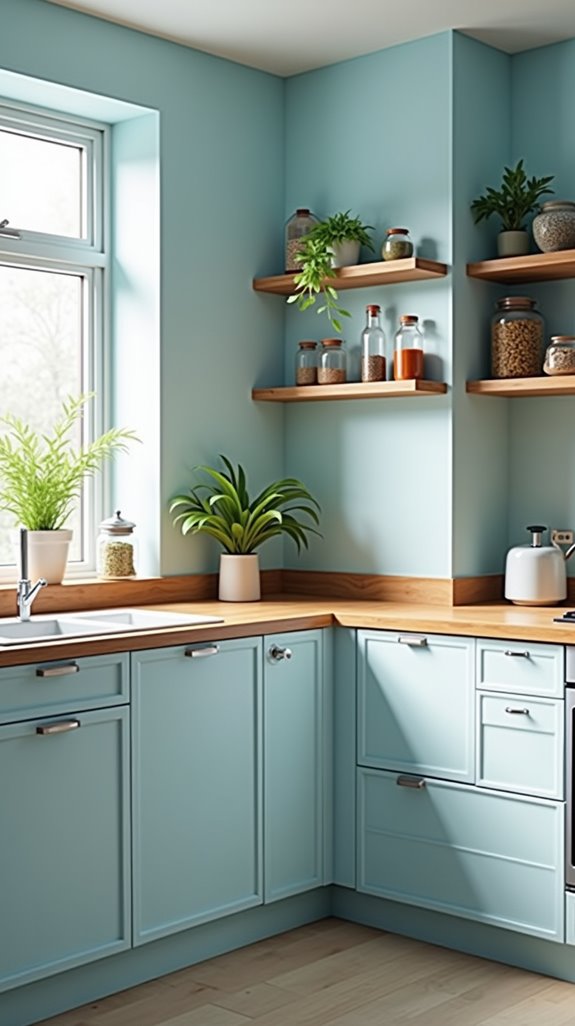 serene revitalizing kitchen atmosphere