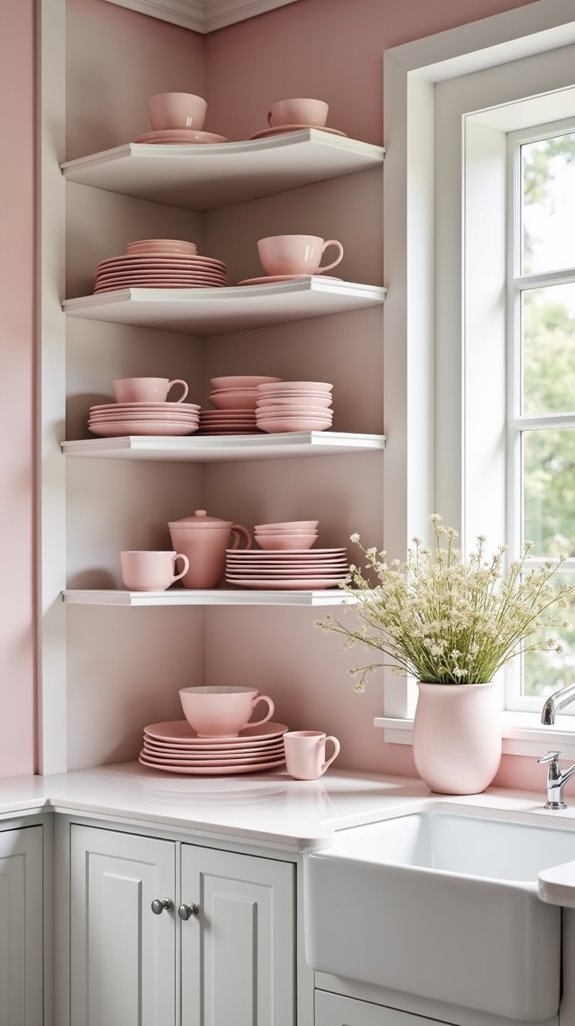 showcase vibrant pink dishware
