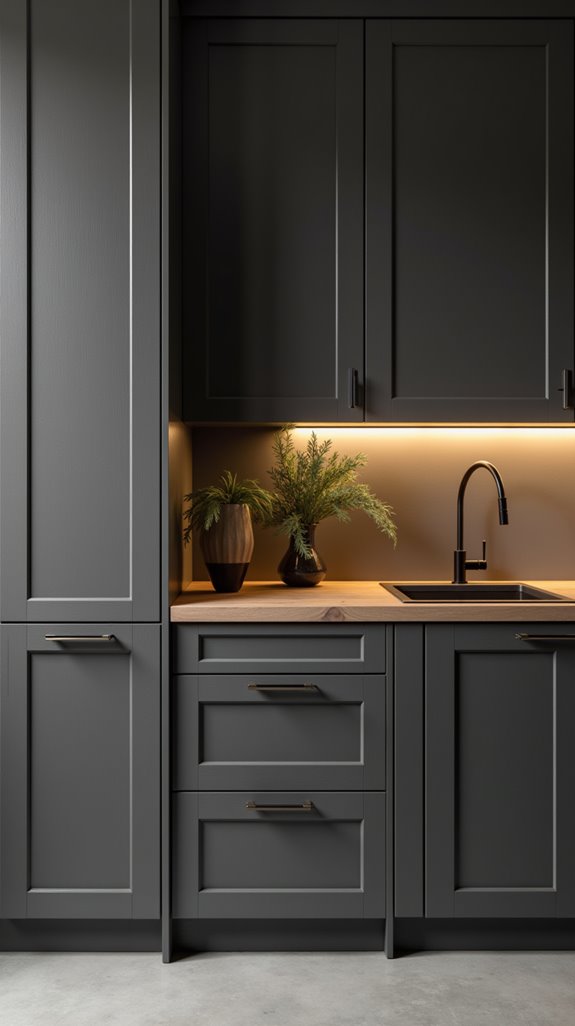 sophisticated deep slate gray