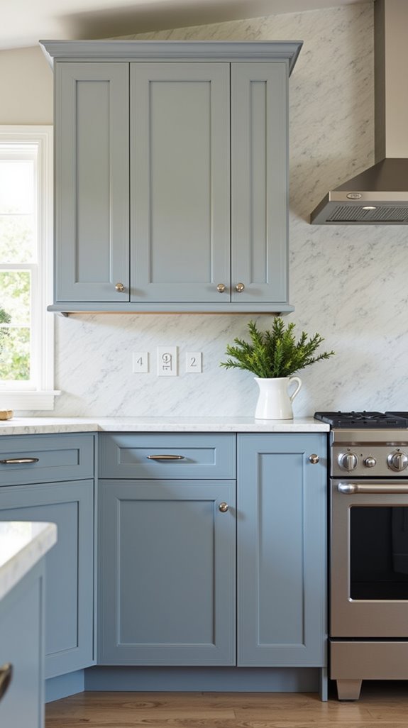 sophisticated kitchen color pairing