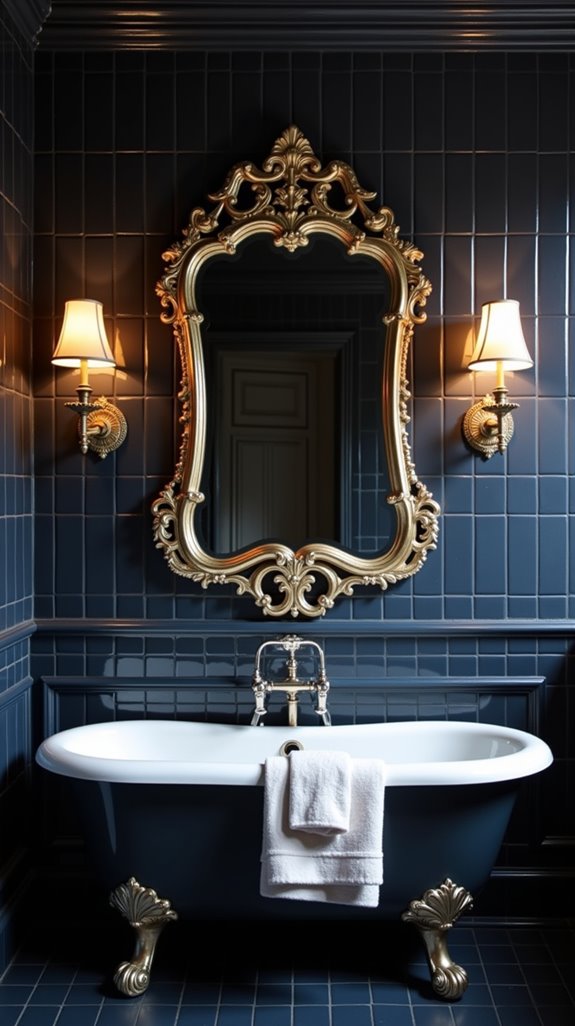 statement mirrors enhance elegance