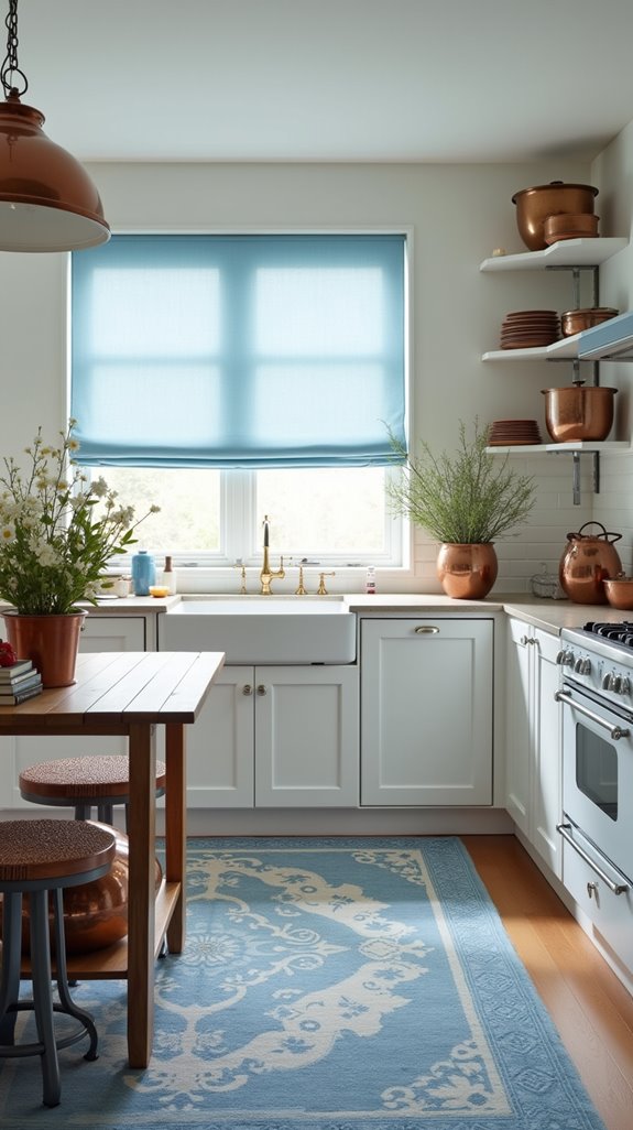 stylish cornflower blue rugs