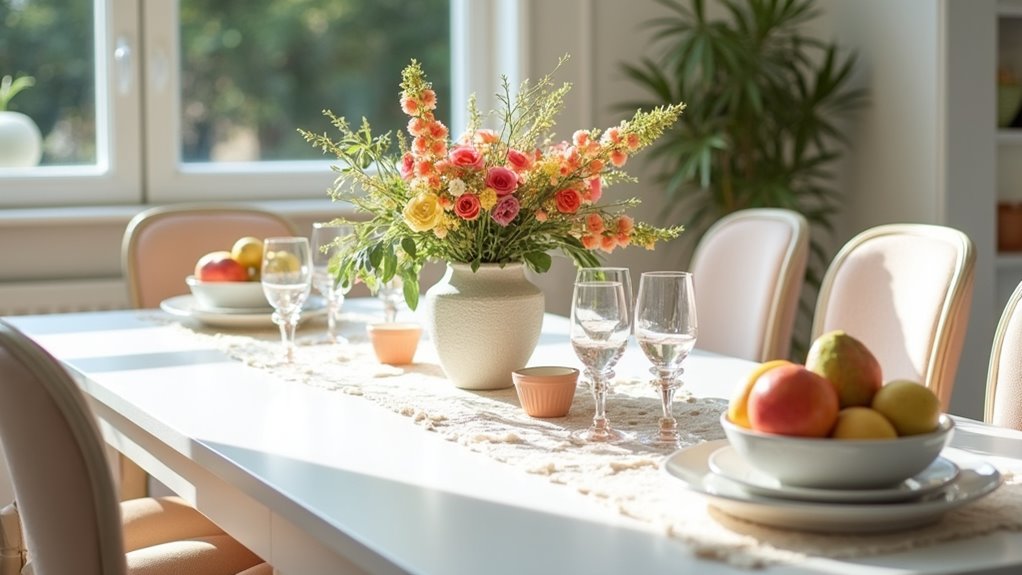 stylish white kitchen table ideas