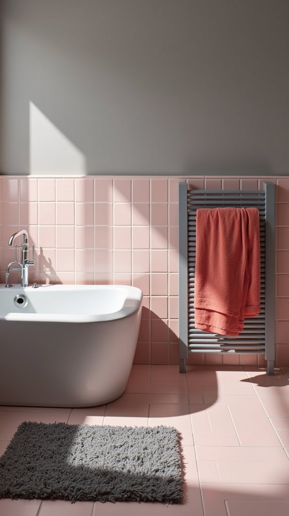 textured accents elevate bathrooms