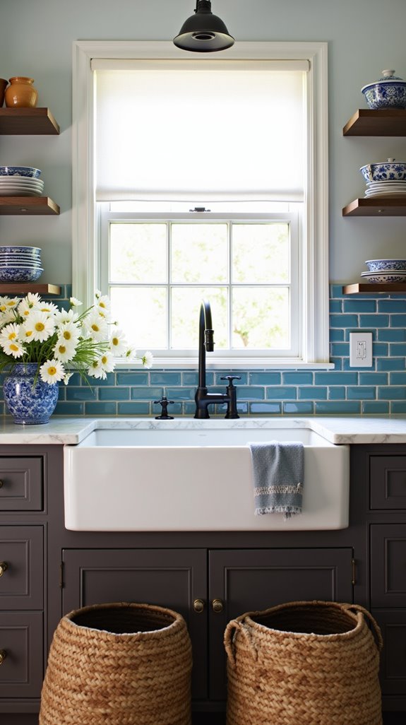 timeless blue and white