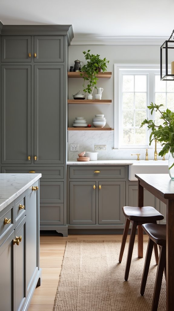 timeless gray kitchen maintenance