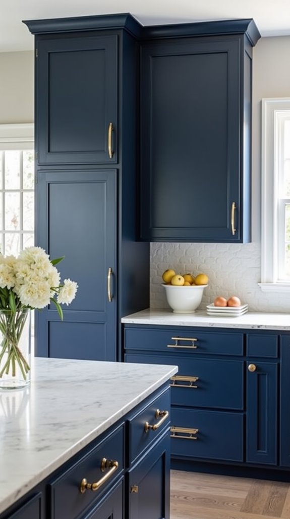 timeless navy blue elegance