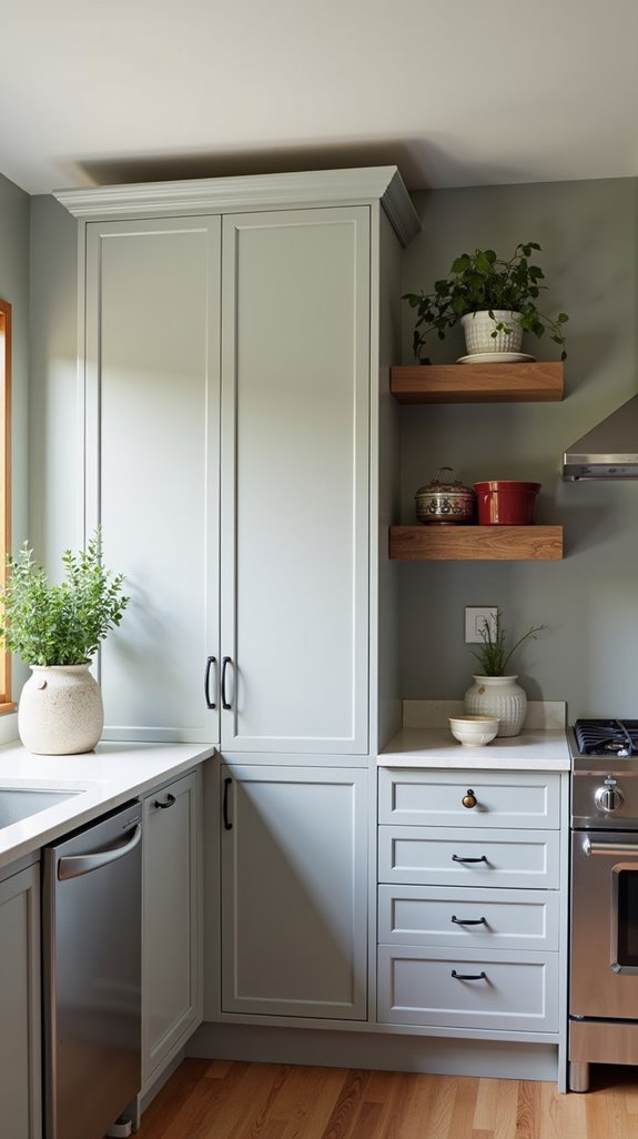tranquil versatile kitchen ambiance