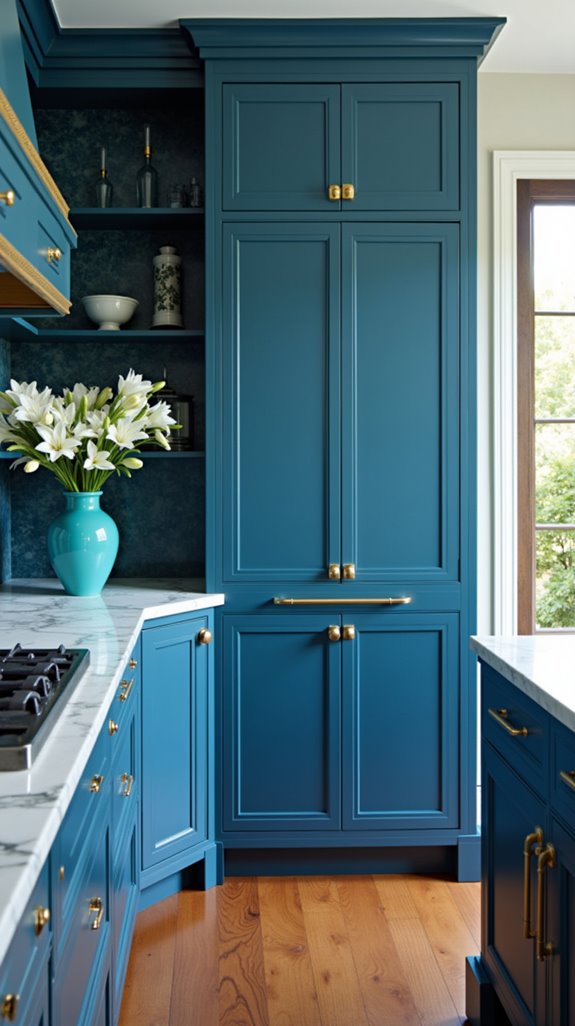 turquoise accents elevate kitchens