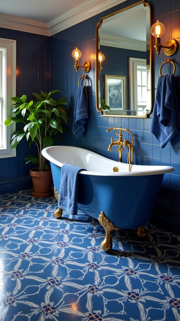 vibrant adventure in bathrooms