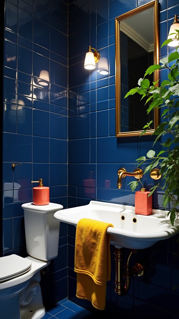 vibrant bathroom accessory ideas