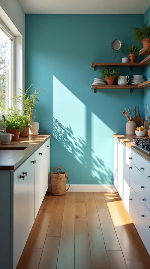 vibrant kitchen color scheme