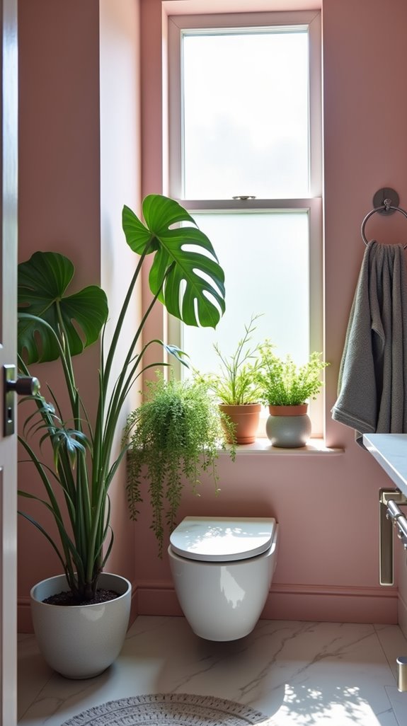 vibrant plants for bathrooms