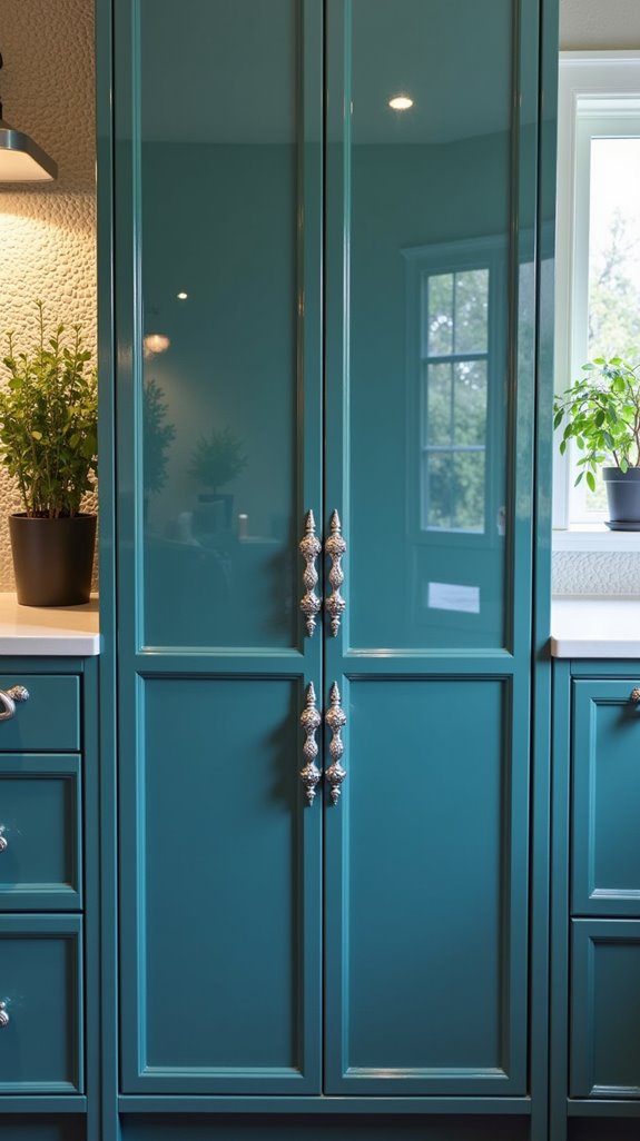 vibrant teal blue elegance