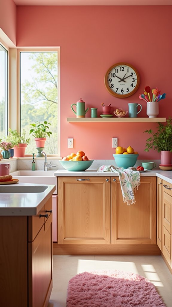 vibrant warm kitchen transformation