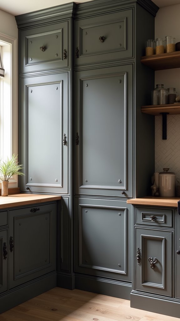 vintage kitchen cabinet enhancements