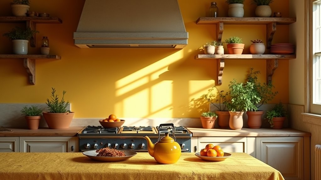 warm mustard decor inspiration