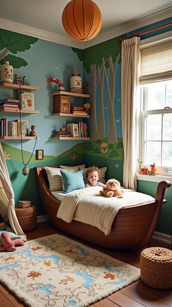 adventure inspired toddler decor