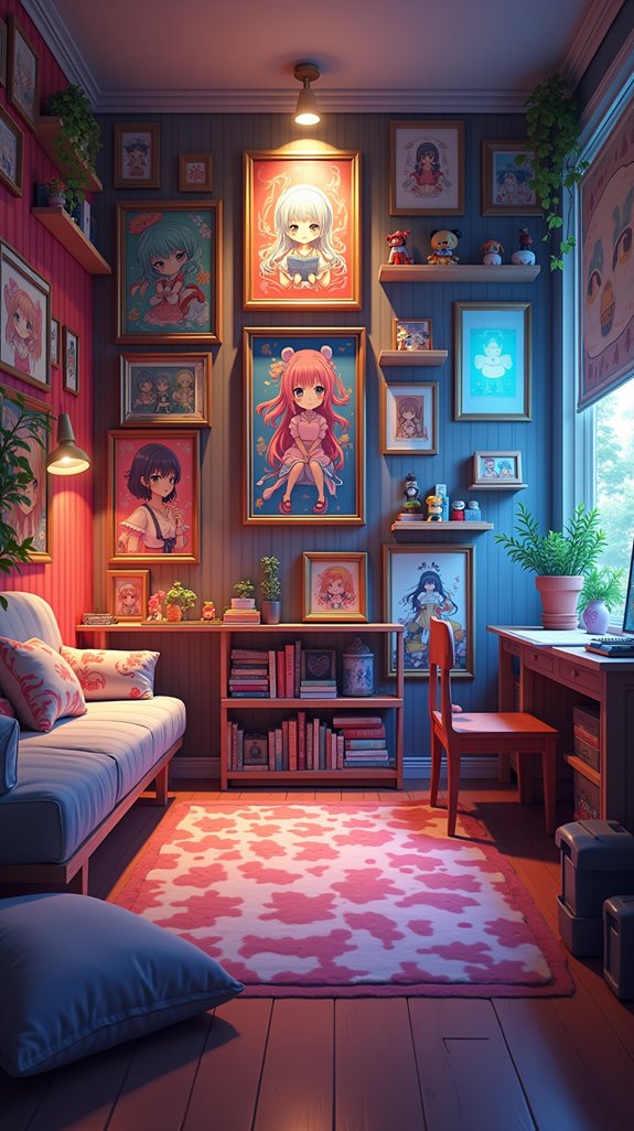 anime gallery decoration tips