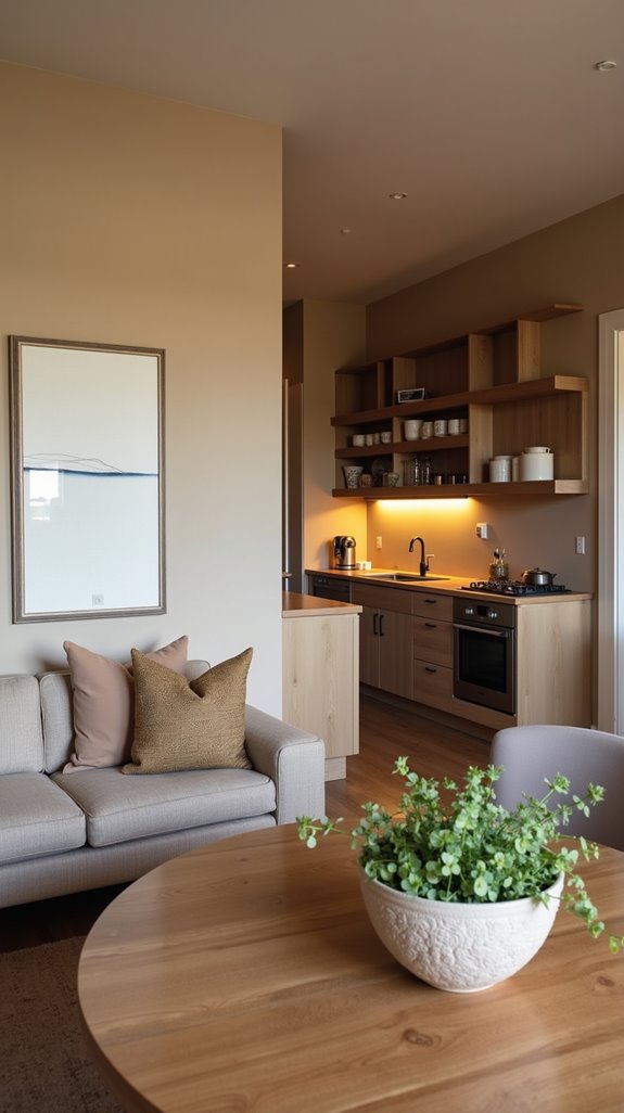 art enhancing transitional spaces