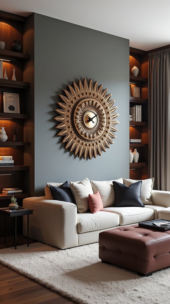 artful clocks for decor