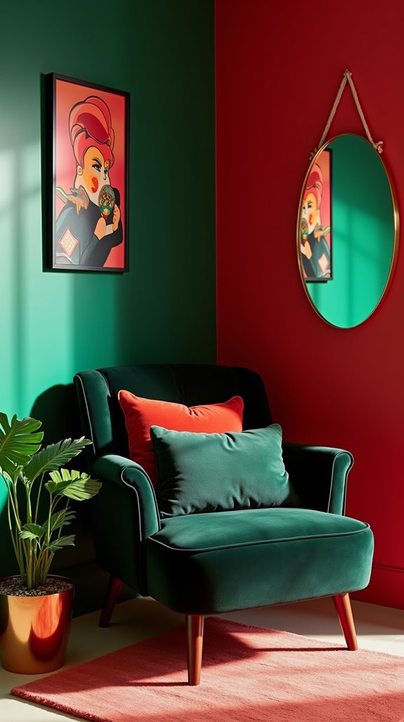 bold colors energize spaces