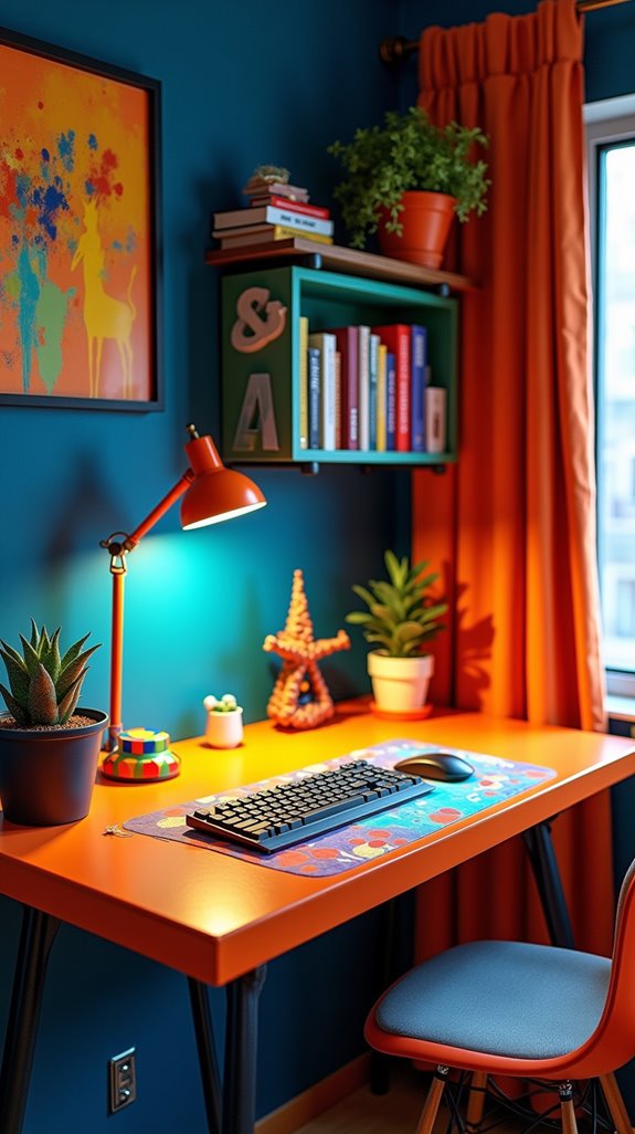 bold colors enhance productivity