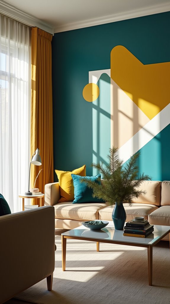 bold geometric pattern transformation