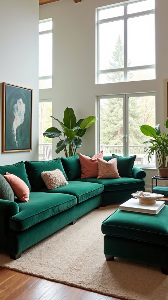 bold sofa for conversation