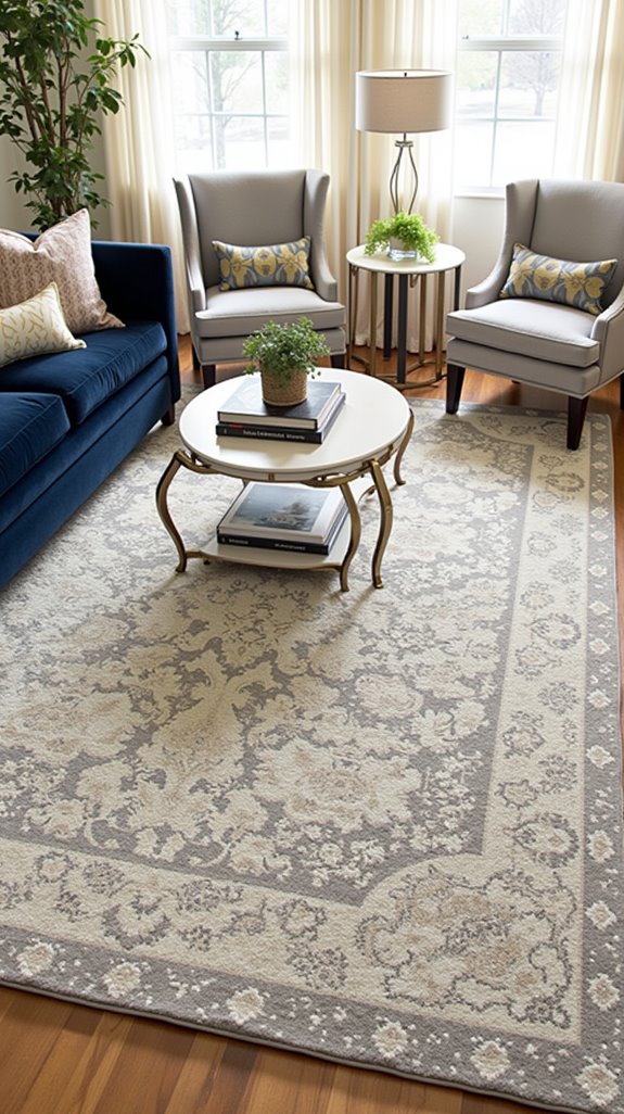 choosing appropriate rug size