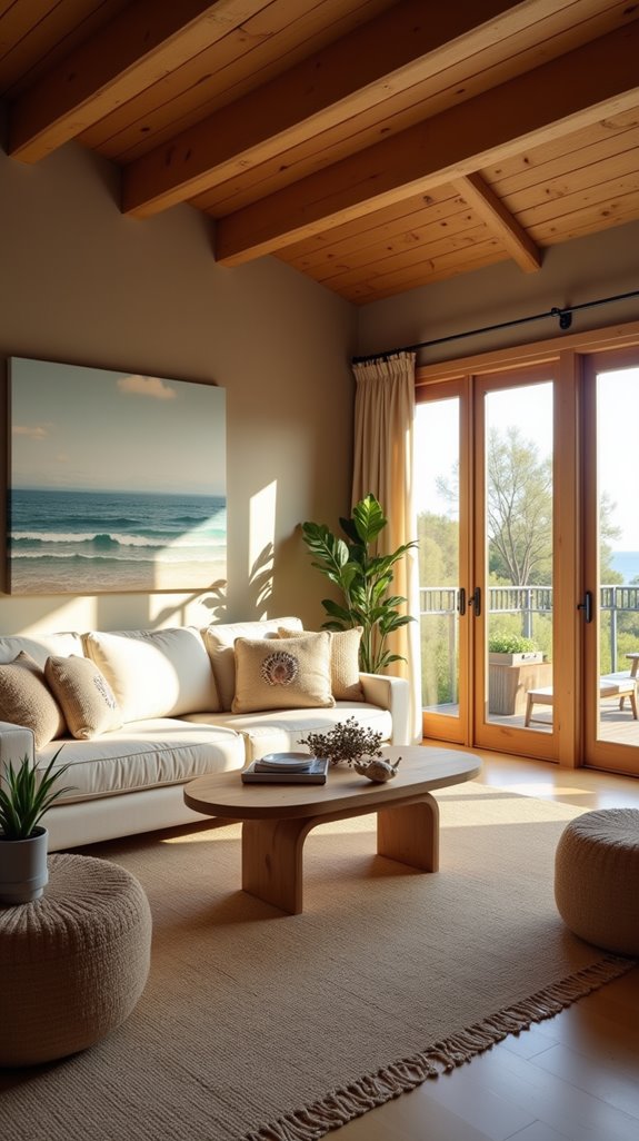 coastal retreat in brown