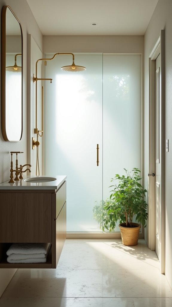 compact vanity with storage