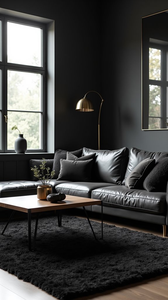 contrasting textures create depth