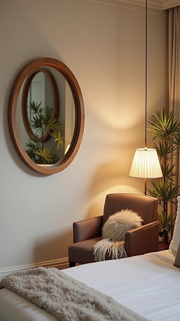 cozy bedroom mirror strategies