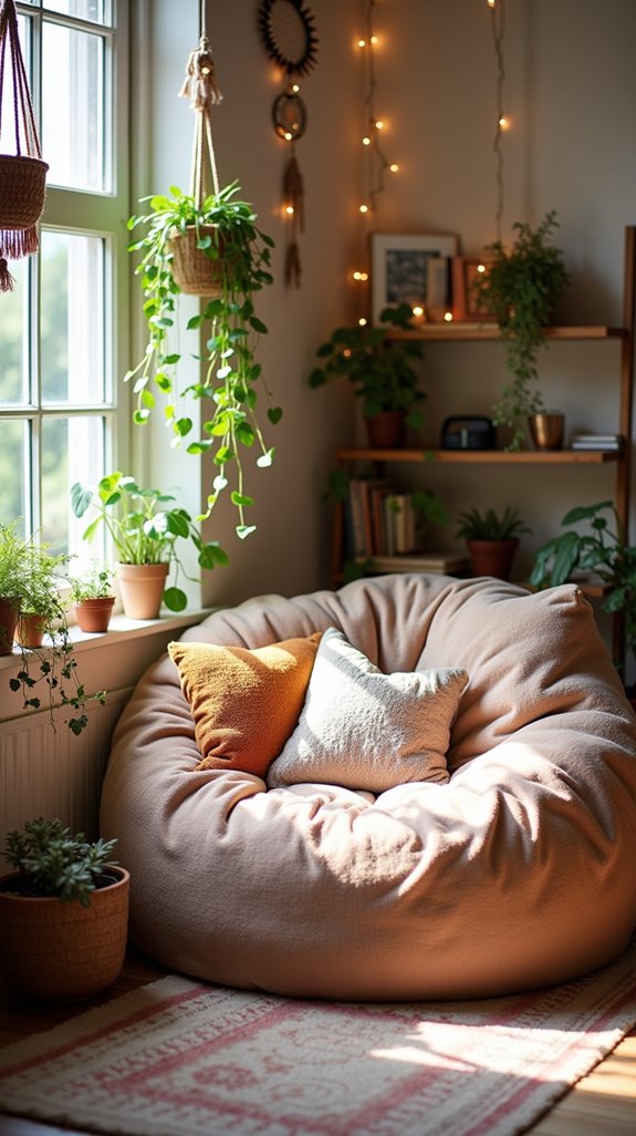 cozy boho chic sanctuary